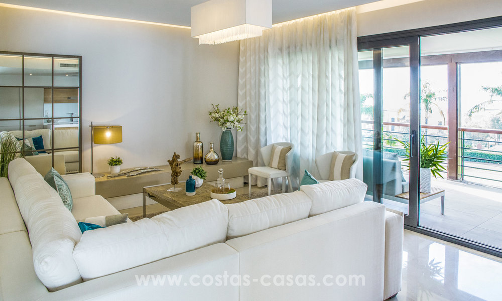 Nieuwe moderne appartementen te koop in Benahavis - Marbella met golf en zeezicht. Instapklaar. 7327