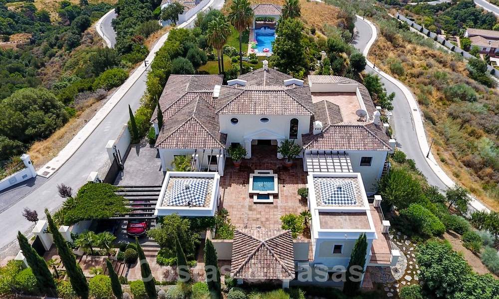 Exclusieve villa te koop, met zeezicht, in een gated resort in Marbella - Benahavis 22386