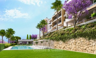 Nieuwe moderne appartementen met een fantastisch uitzicht op zee te koop in Benalmadena, Costa del Sol 4517 