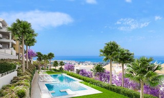 Nieuwe moderne appartementen met een fantastisch uitzicht op zee te koop in Benalmadena, Costa del Sol 4518 