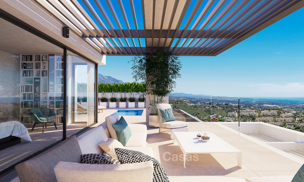 Exclusieve luxe appartementen te koop, modern design en met uitzicht op zee, in Benahavis - Marbella 5090