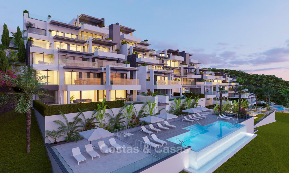 Exclusieve luxe appartementen te koop, modern design en met uitzicht op zee, in Benahavis - Marbella 5098