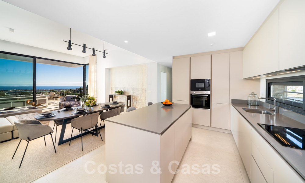 Exclusieve luxe appartementen te koop, modern design en met uitzicht op zee, in Benahavis - Marbella 35225