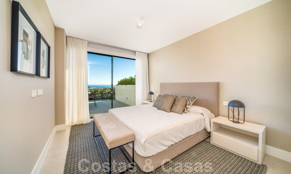 Exclusieve luxe appartementen te koop, modern design en met uitzicht op zee, in Benahavis - Marbella 35227
