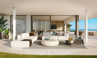 Nieuwe eigentijdse luxe appartementen te koop, met een uitzonderlijk uitzicht op zee, golf en bergen, Benahavis - Marbella. Laatste units. 37304 