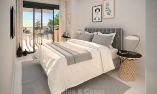 Gloednieuwe moderne luxe appartementen met zeezicht te koop, Estepona stad. 9196 