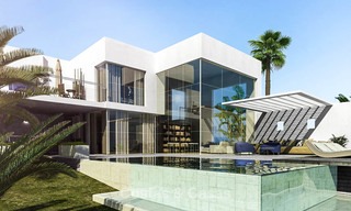 Eco-vriendelijke eigentijdse luxe villa met zeezicht te koop - Benalmadena, Costa del Sol 9244 