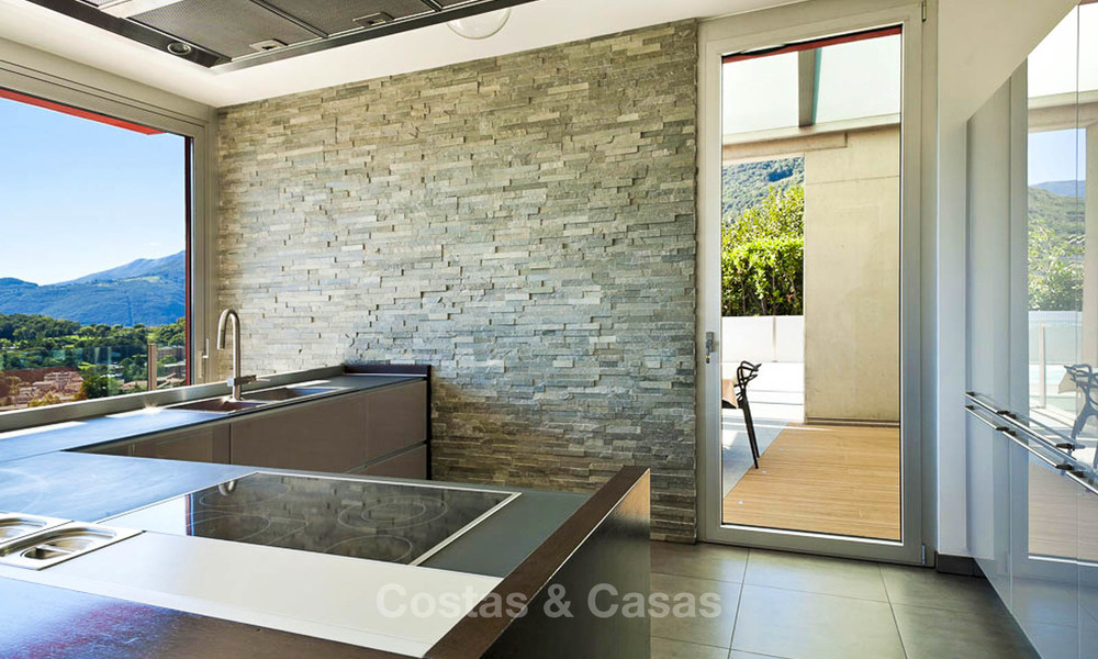 Prachtige moderne luxe villa met zee- en bergzicht te koop - Benalmadena, Costa del Sol 9261