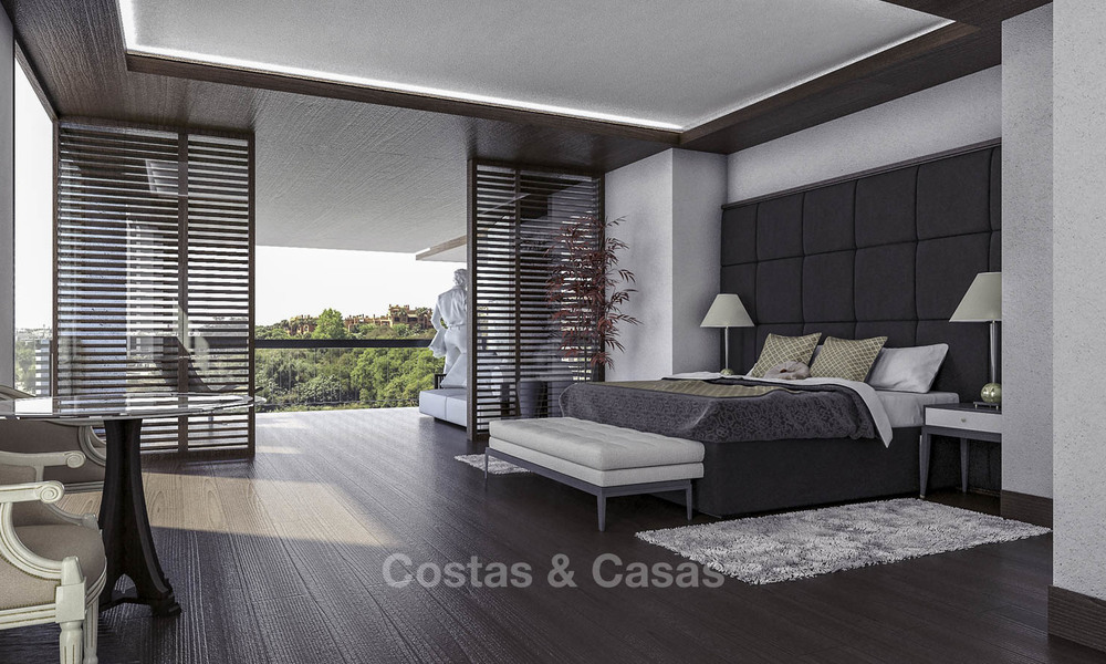 Nieuwe supergrote moderne luxe villa's te koop, op loopafstand van Puerto Banus in Nueva Andalucia in Marbella 15305