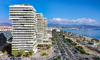 Nieuwe moderne luxe appartementen in een iconisch complex te koop, direct aan de strandboulevard van Malaga stad 64067 