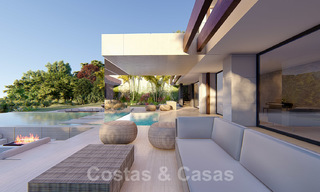Spectaculaire, zeer luxueuze eigentijdse villa met zee- en golfzicht te koop, Benahavis - Marbella 20742 
