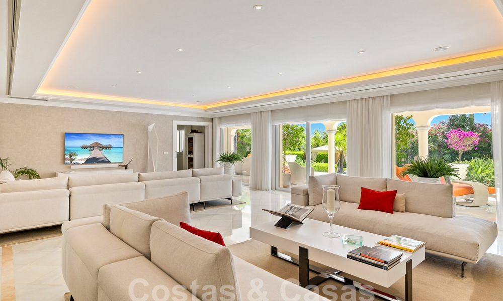 Mediterrane luxevilla te koop met 6 slaapkamers in een geprivilegieerde golfomgeving in Nueva Andalucia’s vallei, Marbella 53191