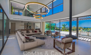 Instapklare, nieuwe, moderne luxevilla met 6 slaapkamers te koop met zeezicht in La Quinta, Marbella - Benahavis 54301 