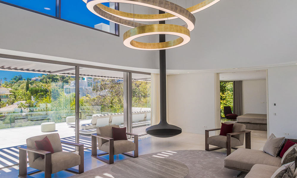 Instapklare, nieuwe, moderne luxevilla met 6 slaapkamers te koop met zeezicht in La Quinta, Marbella - Benahavis 54302