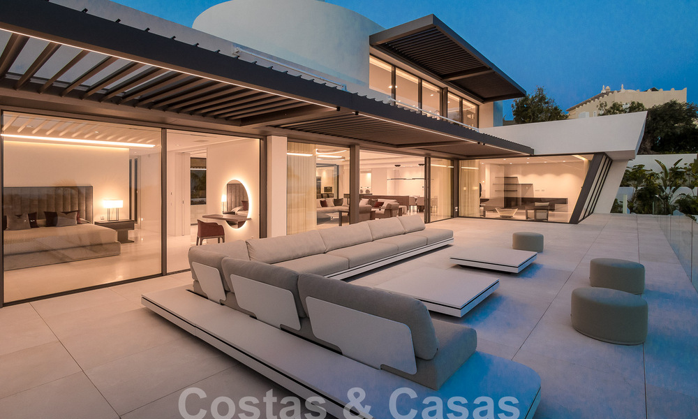 Instapklare, nieuwe, moderne luxevilla met 6 slaapkamers te koop met zeezicht in La Quinta, Marbella - Benahavis 54318