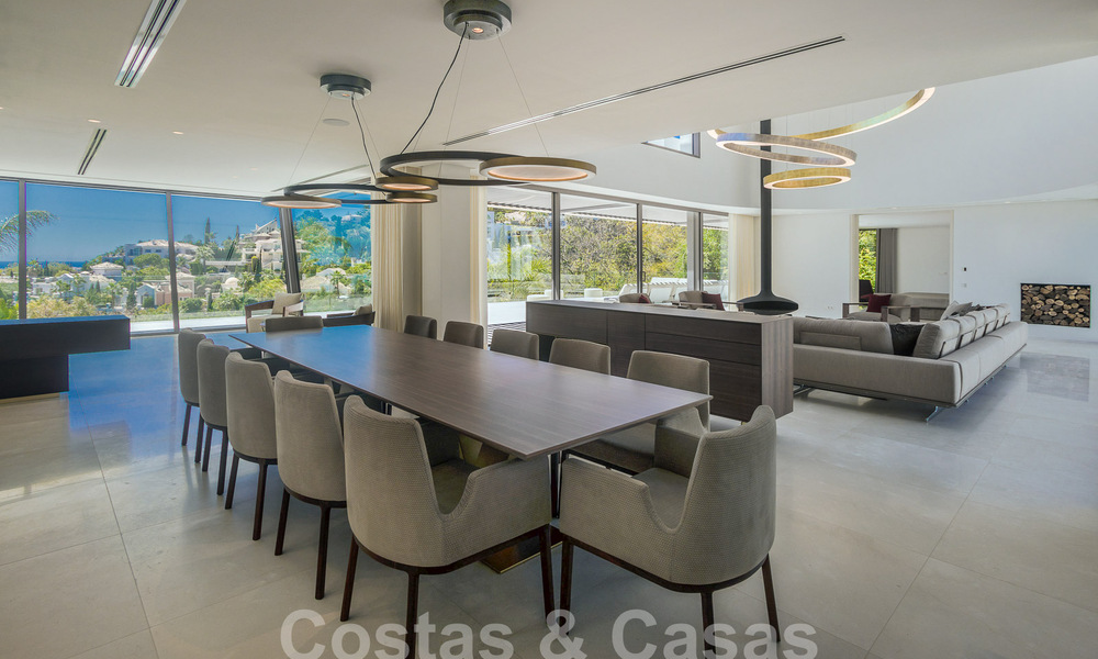 Instapklare, nieuwe, moderne luxevilla met 6 slaapkamers te koop met zeezicht in La Quinta, Marbella - Benahavis 54324
