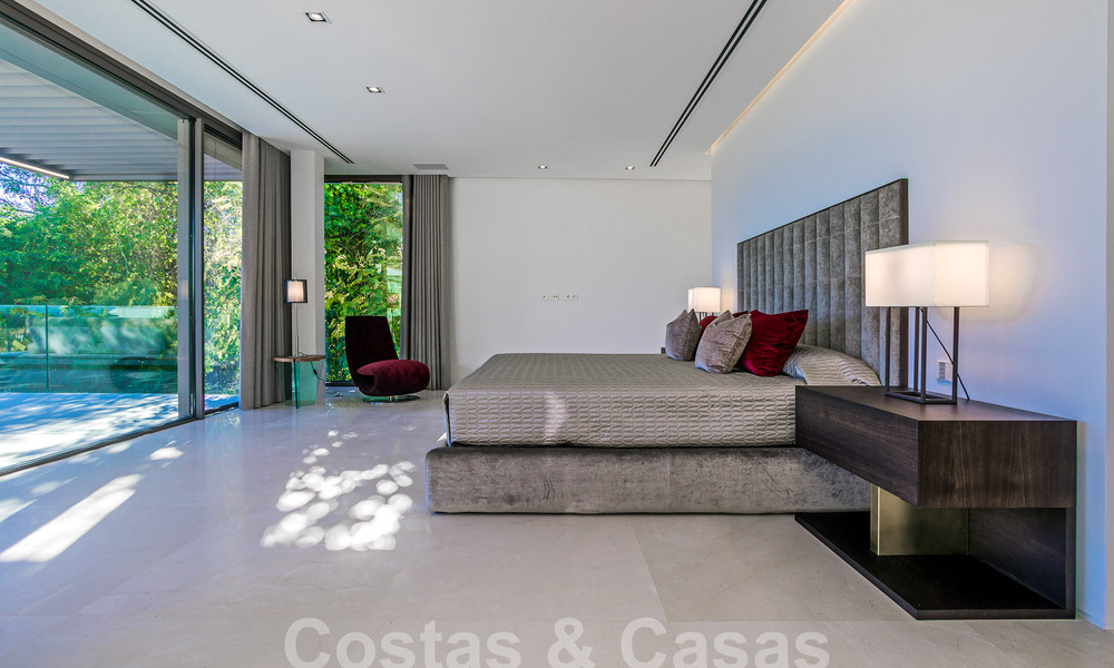 Instapklare, nieuwe, moderne luxevilla met 6 slaapkamers te koop met zeezicht in La Quinta, Marbella - Benahavis 54331