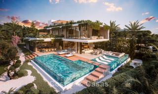Exclusief project met 5 avant-garde designervilla’s te koop met panoramisch zeezicht in Cascada de Camojan, Marbella 54042 