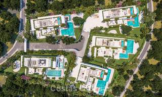 Exclusief project met 5 avant-garde designervilla’s te koop met panoramisch zeezicht in Cascada de Camojan, Marbella 54044 