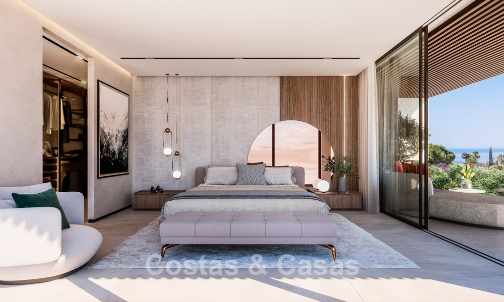 Exclusief project met 5 avant-garde designervilla’s te koop met panoramisch zeezicht in Cascada de Camojan, Marbella 54047
