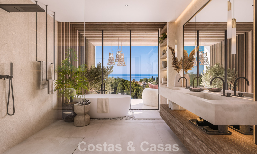 Exclusief project met 5 avant-garde designervilla’s te koop met panoramisch zeezicht in Cascada de Camojan, Marbella 54048