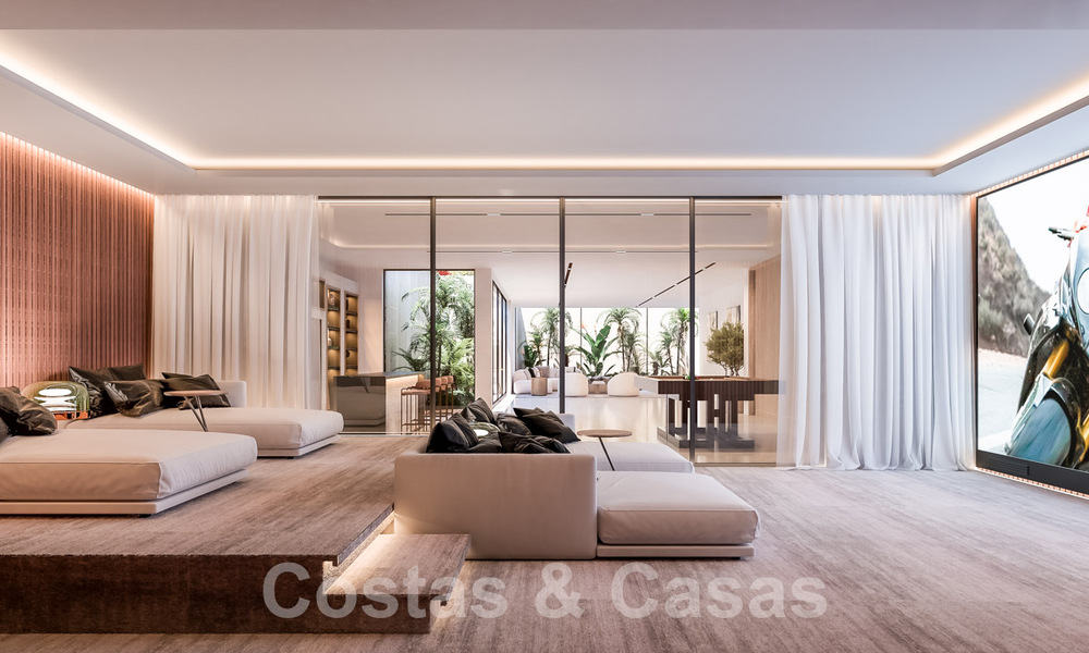 Exclusief project met 5 avant-garde designervilla’s te koop met panoramisch zeezicht in Cascada de Camojan, Marbella 58231