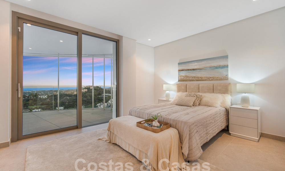Eersteklas, luxe appartement te koop met schitterend uitzicht op zee, golf en berglandschap in Marbella - Benahavis 58432
