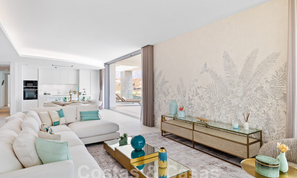 Gloednieuw, modernistisch penthouse te koop, in een exclusief golfresort in de heuvels van Marbella - Benahavis 58376