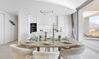 Gloednieuw, modernistisch penthouse te koop, in een exclusief golfresort in de heuvels van Marbella - Benahavis 58380 