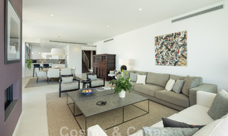 Ruim modern penthouse te koop met prachtig zeezicht in het exclusieve Sierra Blanca, Golden Mile, Marbella 58740 