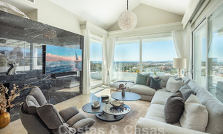 Mediterrane luxevilla met panoramisch zeezicht te koop in Nueva Andalucia’s golfvallei in Marbella 59122 