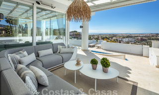 Mediterrane luxevilla met panoramisch zeezicht te koop in Nueva Andalucia’s golfvallei in Marbella 59126 