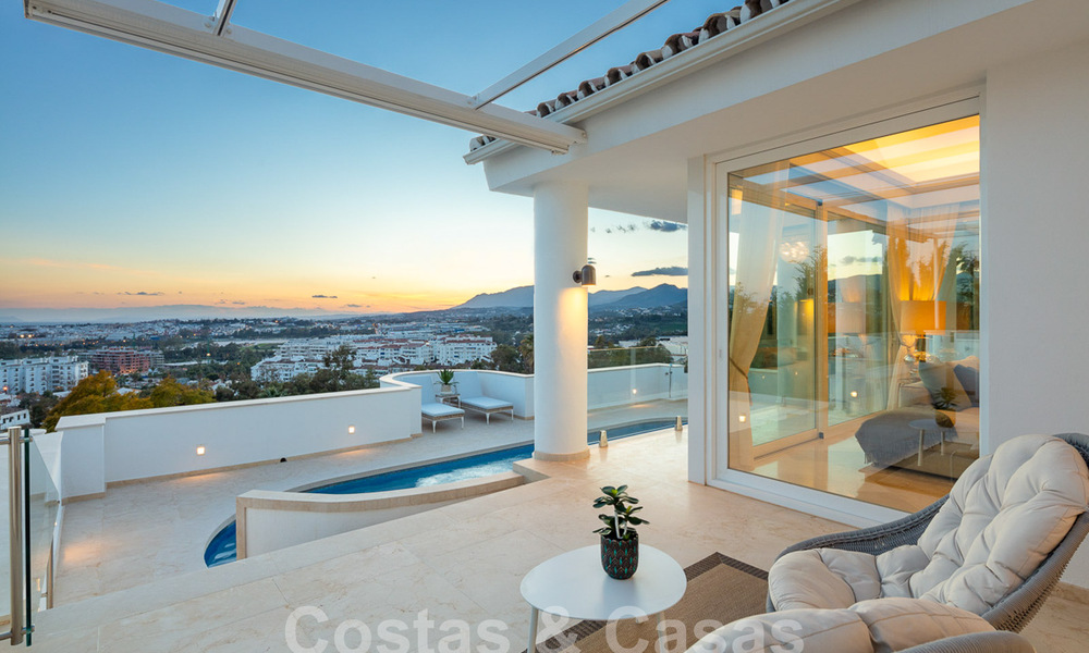 Mediterrane luxevilla met panoramisch zeezicht te koop in Nueva Andalucia’s golfvallei in Marbella 59134