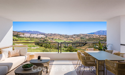Moderne frontlinie golf appartementen met zeezicht te koop in Mijas - Costa del Sol 59476