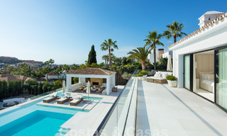 Spectaculaire luxevilla te koop in resort stijl met zeezicht in Nueva Andalucia’s golfvallei, Marbella 61078 