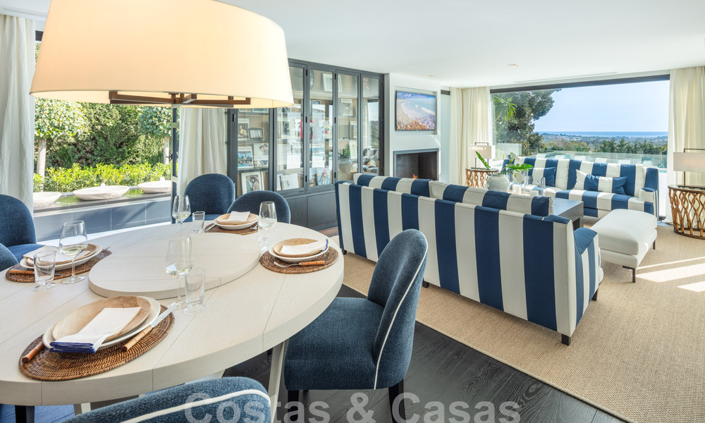 Spectaculaire luxevilla te koop in resort stijl met zeezicht in Nueva Andalucia’s golfvallei, Marbella 61088