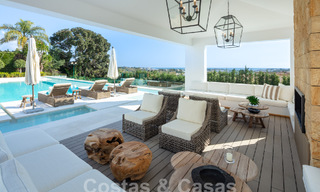Spectaculaire luxevilla te koop in resort stijl met zeezicht in Nueva Andalucia’s golfvallei, Marbella 61099 