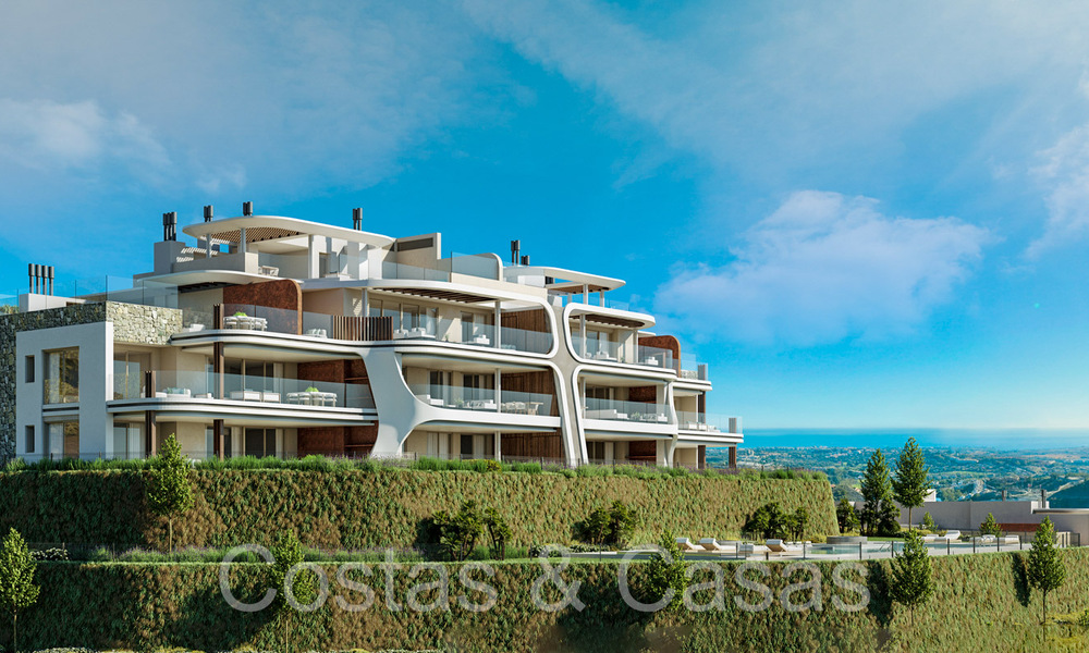 Nieuwbouwproject van boutique appartementen te koop, in een geprivilegieerd golfresort in de heuvels van Marbella - Benahavis 63768