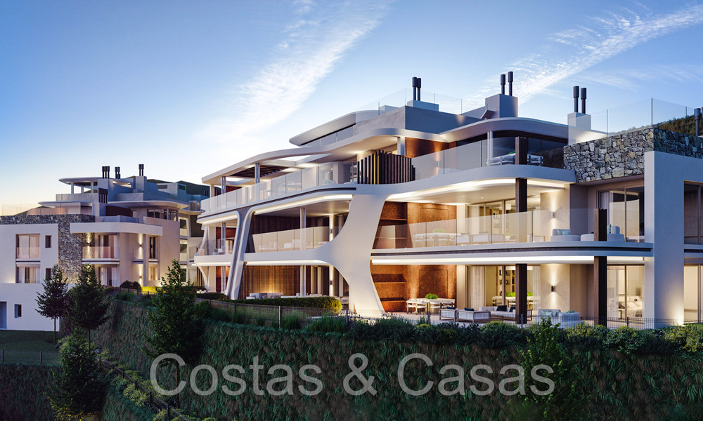 Nieuwbouwproject van boutique appartementen te koop, in een geprivilegieerd golfresort in de heuvels van Marbella - Benahavis 63769