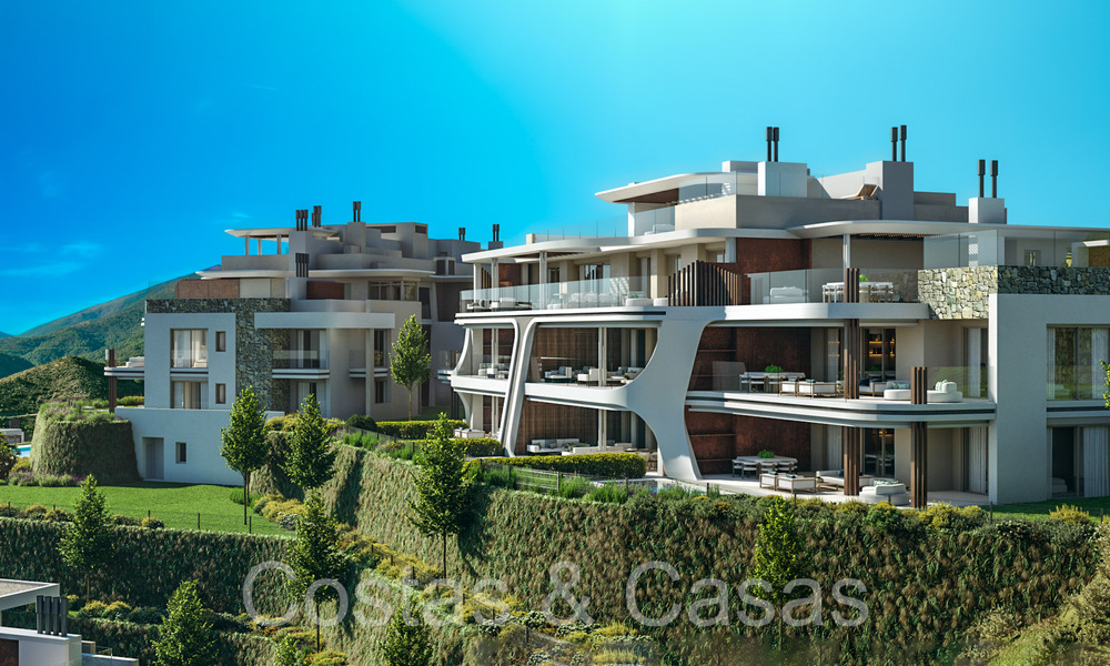 Nieuwbouwproject van boutique appartementen te koop, in een geprivilegieerd golfresort in de heuvels van Marbella - Benahavis 63770