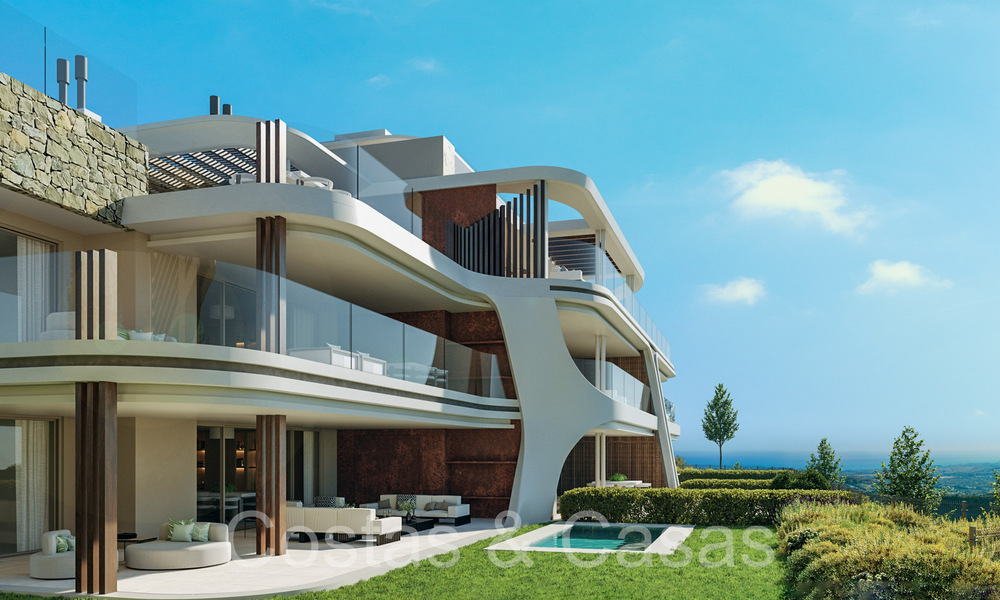 Nieuwbouwproject van boutique appartementen te koop, in een geprivilegieerd golfresort in de heuvels van Marbella - Benahavis 63772