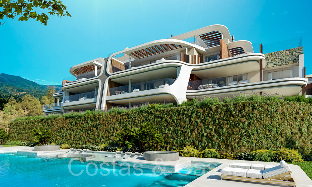 Nieuwbouwproject van boutique appartementen te koop, in een geprivilegieerd golfresort in de heuvels van Marbella - Benahavis 63783