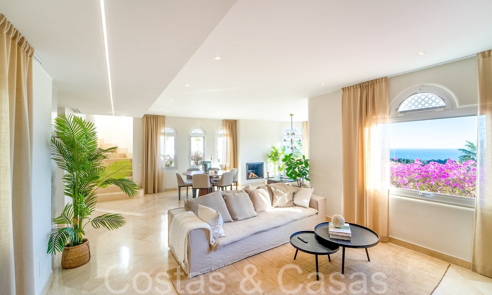 Exclusief penthouse met privézwembad en panoramisch zeezicht te koop in een Mediterraan complex op Marbella’s Golden Mile 63941