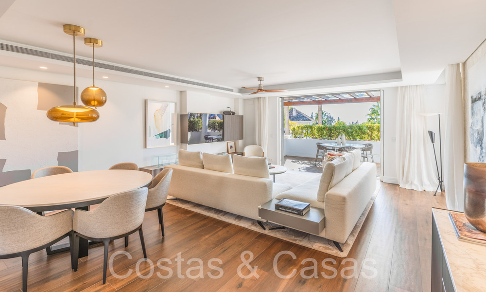 Luxe appartement met 3 slaapkamers te koop in een gated en beveiligd gewild complex op de Golden Mile van Marbella 63971