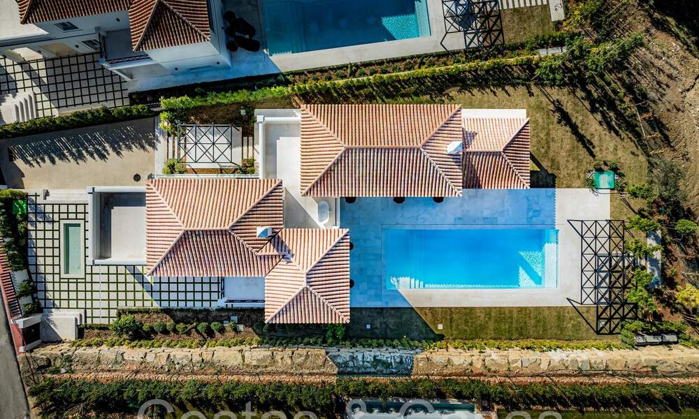 Instapklare, luxevilla met modern-Mediterraan design te koop in een populaire golfomgeving in Nueva Andalucia, Marbella 64248