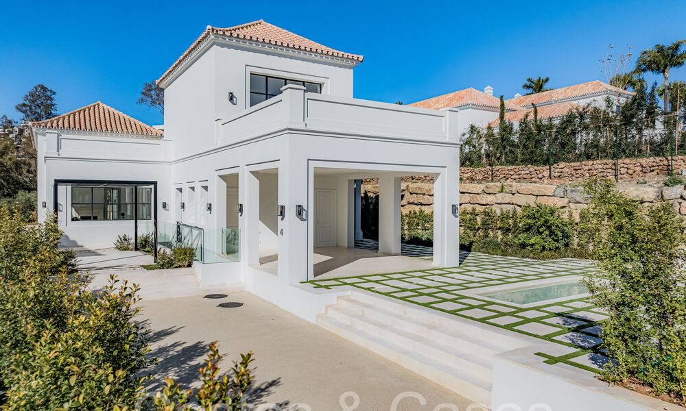 Instapklare, luxevilla met modern-Mediterraan design te koop in een populaire golfomgeving in Nueva Andalucia, Marbella 64258