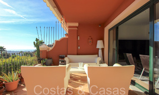 Instapklaar, ruim 3-slaapkamer penthouse te koop met magnifiek zeezicht in Benahavis - Marbella 64313 