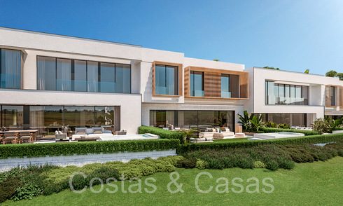 Nieuw project met moderne luxewoningen te koop grenzend aan de golfbaan in Mijas, Costa del Sol 64606