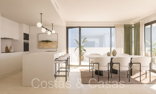 Nieuwe, eigentijdse luxe appartementen met zeezicht te koop in Manilva, Costa del Sol 65081 
