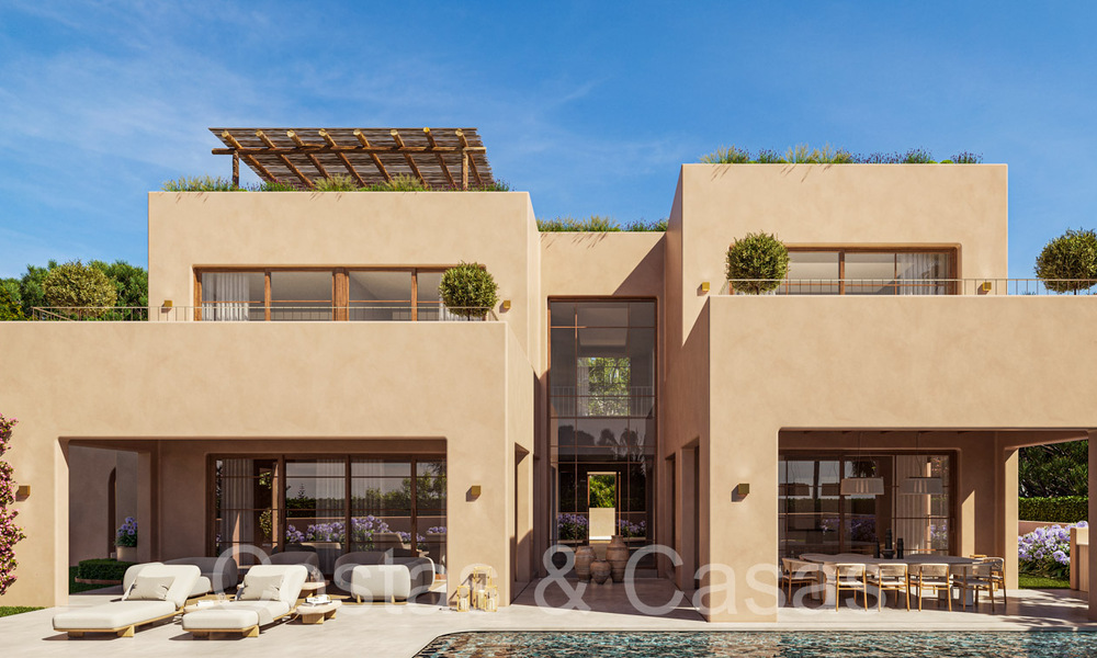 Bouwperceel met villaproject te koop op loopafstand van alle voorzieningen en het strand op de Golden Mile van Marbella 64721